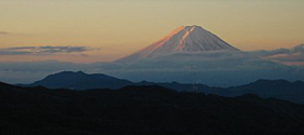 写真：展望広場より富士山を望む